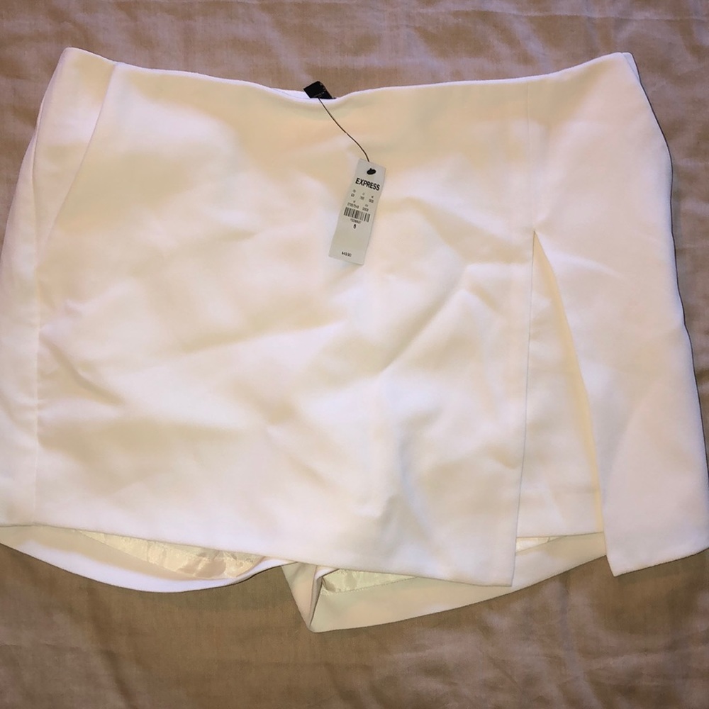 Express white skirt
